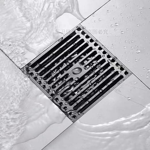 square drain stainer to prevent clogged drains