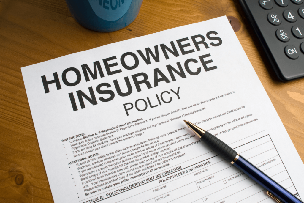 Homeowner's insurance policy form